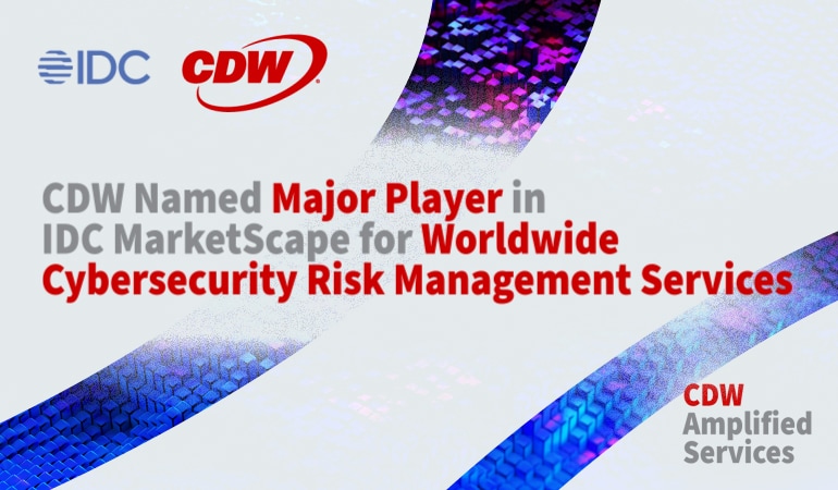 CDW被评为IDC全球网络安全服务市场的主要参与者