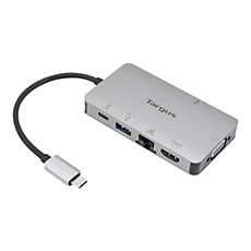Targus DP Alt Mode USB-C Single Video 4K HDMI/VGA Docking Station (40cm cable)