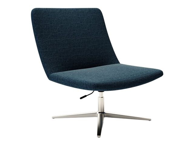 VARI Executive Collection - lounge chair - metal, polyester – navy