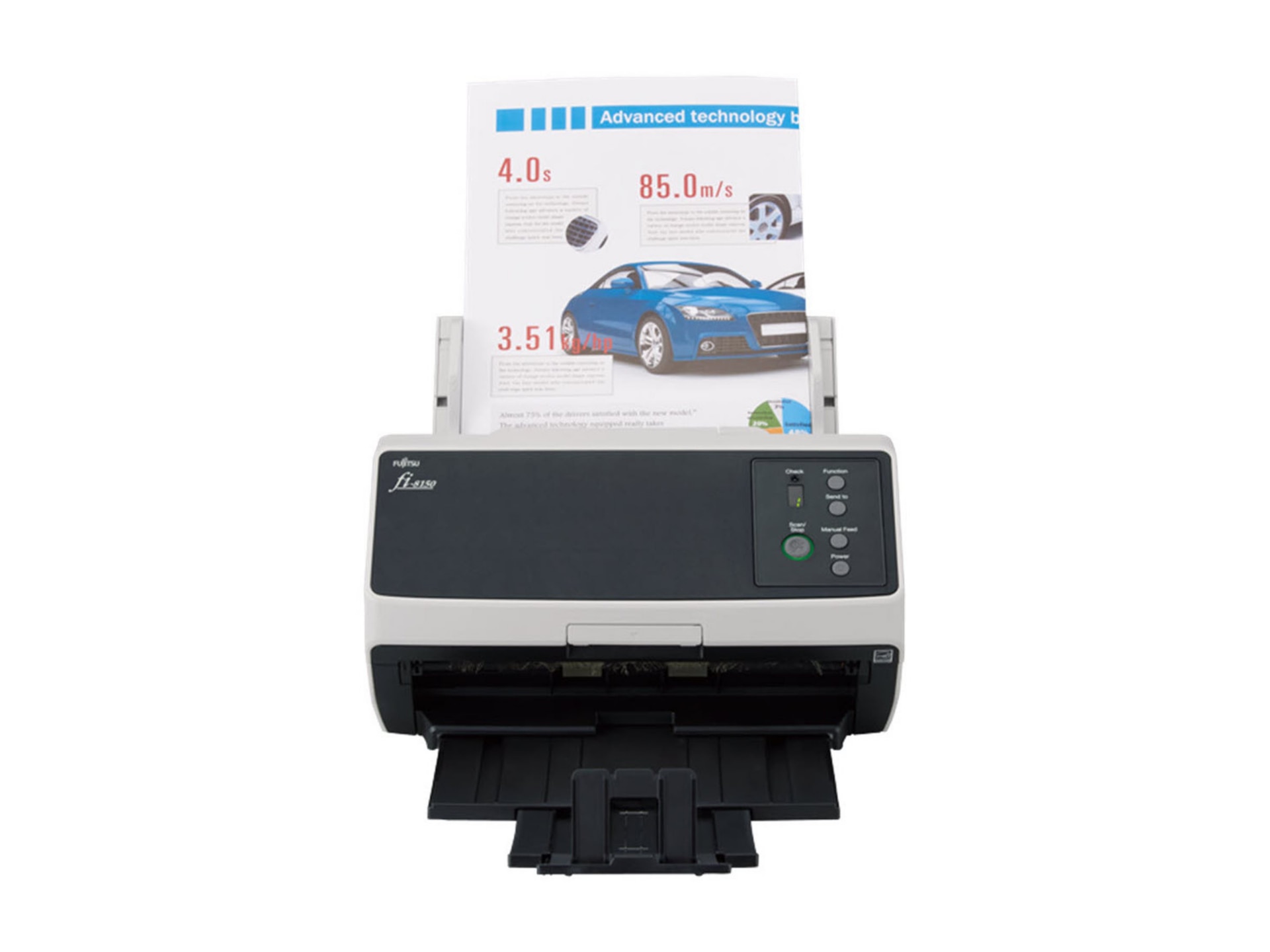 Ricoh fi-8150 - document scanner - desktop - Gigabit LAN, USB 3.2 Gen 1x1