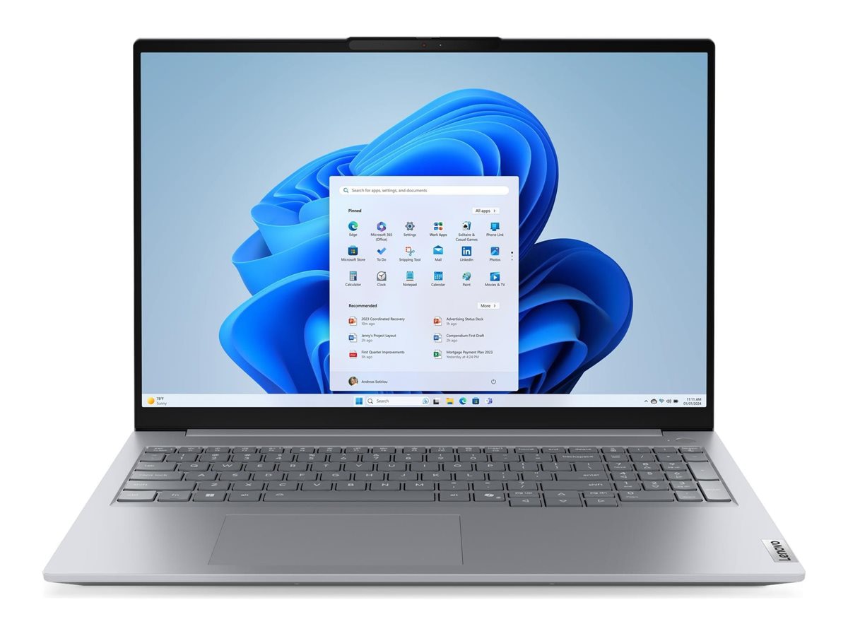 Lenovo ThinkBook 16 G9 IRL - 16" - Intel Core 7 - 240H - 16 GB RAM - 512 GB SSD - English