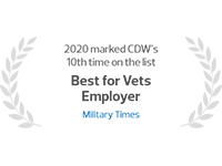 CDW Best for Vets Employer Military Times Logo