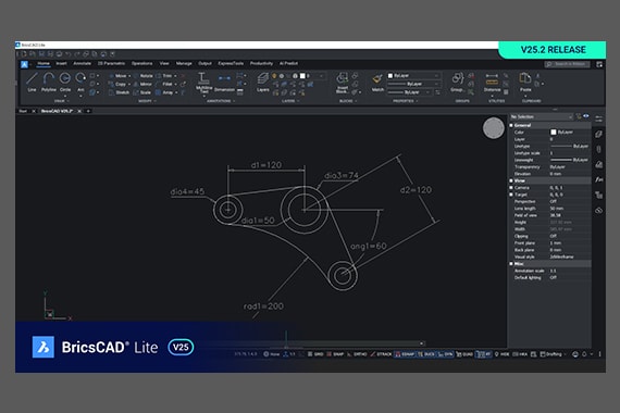 BricsCAD Lite v25 thumbnail image
