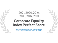 2021 2020 2019 2018 2012 2011 CDW Corporate Equality Index Perfect Score Human Rights Campaign Logo