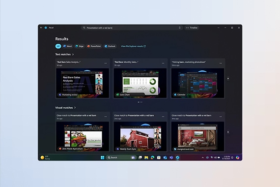 thumbnail image of Microsoft Copilot screen in use