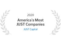 2020 CDW America's Most JUST Companies JUST Capital Logo