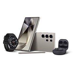 Shop Samsung Galaxy Buds and Watches.