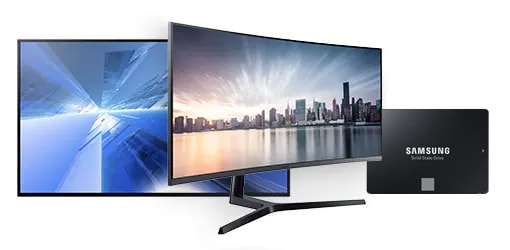 Samsung Digital Signage, Desktop Displays and SSDs