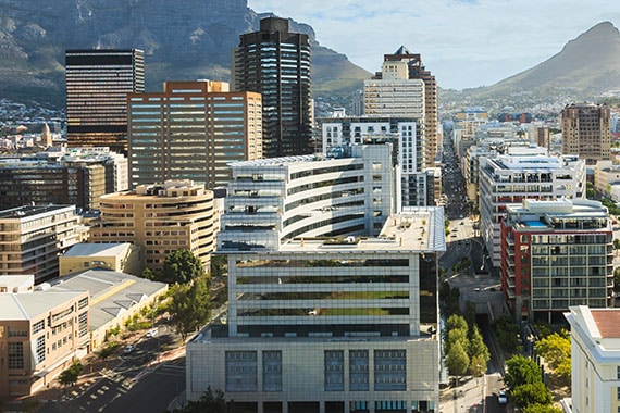 downtown cape town africa during the day