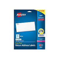 Avery Easy Peel White Mailing Labels