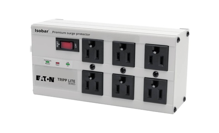 Eaton Tripp Lite Series Isobar Surge Protector Metal 6 Outlet 6