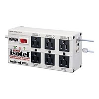 Tripp Lite Isobar Surge Protector Metal RJ11 6 Outlet 6ft Cord 3330 Joules