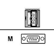 Belkin DB9M to UDC Shielded Token Ring 8' cable