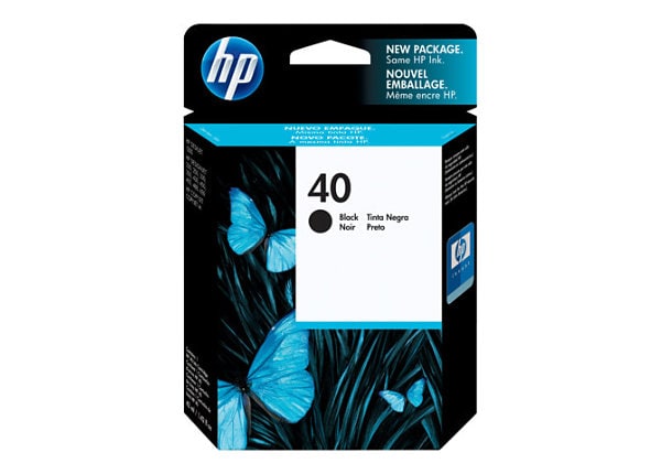 HP 40 Black Ink Cartridge