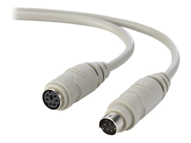 Belkin Pro Series PS/2 Mouse and Keyboard Extension Cable - keyboard / mouse extension cable - 6 ft