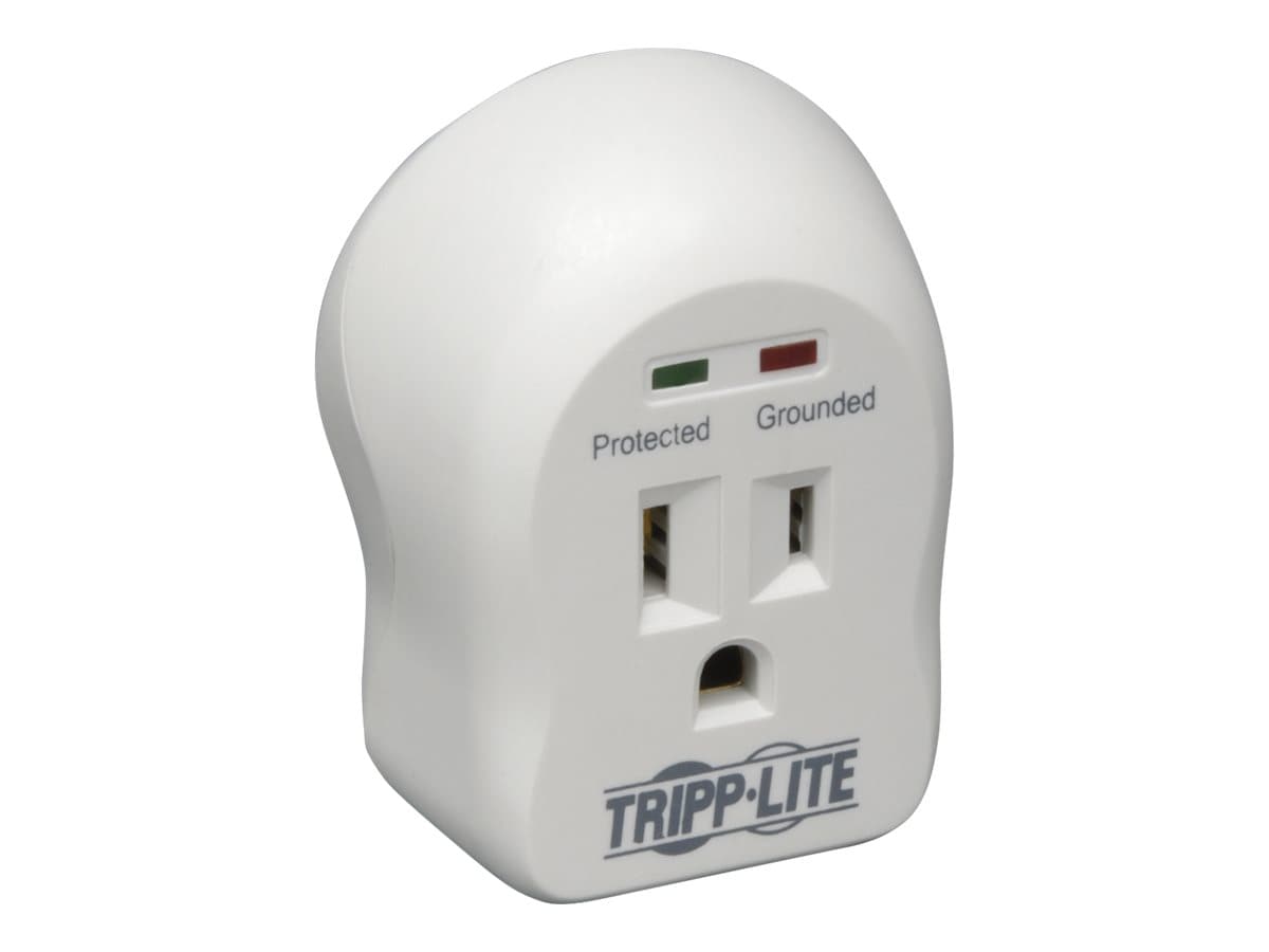 Tripp Lite Surge Protector Wallmount Direct Plug In 120V 1 Outlet 600 Joule - surge protector - 1800 Watt