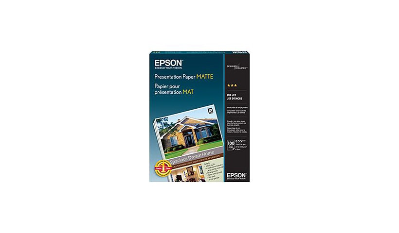 Epson - photo paper - 100 sheet(s) - Letter - 105 g/m²