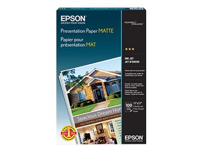 2 Epson Ink Jet Presentation Paper MATTE 13 x 19 200 Sheets NEW