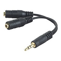 Belkin 3.5mm to 2x 3 Pin 3.5mm Headset Splitter Adapter - Audio cable M/2F