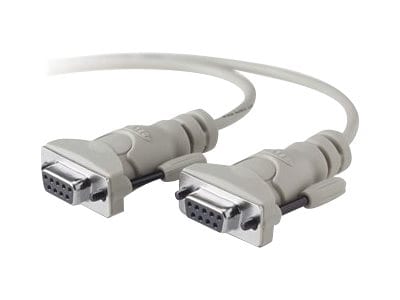 Belkin PRO Series - null modem cable - DB-9 to DB-9 - 6 ft