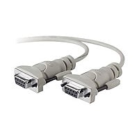 Belkin PRO Series - null modem cable - DB-9 to DB-9 - 6 ft