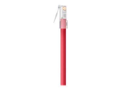 Thumbnail 3 of 8 for Belkin Cat5e/Cat5 3ft Red Ethernet Patch Cable, No Boot, PVC, UTP, 24 AWG, RJ45, M/M, 350MHz, 3'