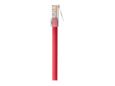 Thumbnail 4 of 8 for Belkin Cat5e/Cat5 3ft Red Ethernet Patch Cable, No Boot, PVC, UTP, 24 AWG, RJ45, M/M, 350MHz, 3'