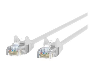 Belkin Cat5e/Cat5 3ft White Snagless Ethernet Patch Cable, PVC, UTP, 24 AWG, RJ45, M/M, 350MHz, 3'