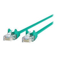 Belkin Cat5e/Cat5 3ft Green Snagless Ethernet Patch Cable, PVC, UTP, 24 AWG, RJ45, M/M, 350MHz, 3'