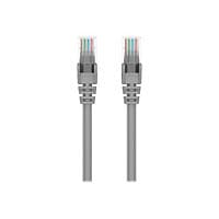 Belkin Cat5e/Cat5 3ft Grey Snagless Ethernet Patch Cable, PVC, UTP, 24 AWG, RJ45, M/M, 350MHz, 3'
