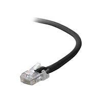Belkin Cat5e/Cat5 7ft Black Ethernet Patch Cable, No Boot, PVC, UTP, 24 AWG, RJ45, M/M, 350MHz, 7'