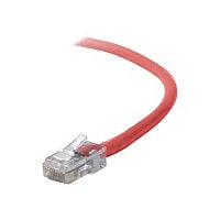 Belkin Cat5e/Cat5 10ft Red Ethernet Patch Cable, No Boot, PVC, UTP, 24 AWG, RJ45, M/M, 350MHz, 10'