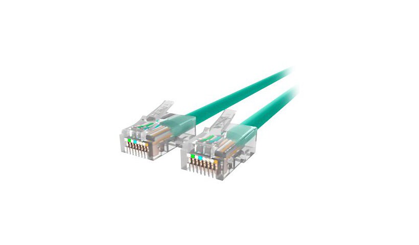 Belkin Cat5e/Cat5 10ft Green Ethernet Patch Cable, No Boot, PVC, UTP, 24 AWG, RJ45, M/M, 350MHz, 10'