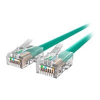 Belkin Cat5e/Cat5 10ft Green Ethernet Patch Cable, No Boot, PVC, UTP, 24 AWG, RJ45, M/M, 350MHz, 10'
