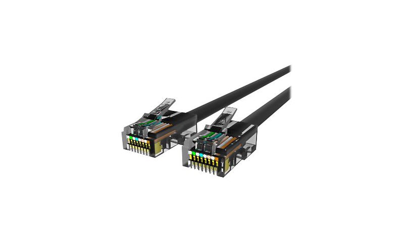 Belkin Cat5e/Cat5 14ft Black Ethernet Patch Cable, No Boot, PVC, UTP, 24 AWG, RJ45, M/M, 350MHz, 14'