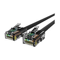 Belkin Cat5e/Cat5 14ft Black Ethernet Patch Cable, No Boot, PVC, UTP, 24 AWG, RJ45, M/M, 350MHz, 14'