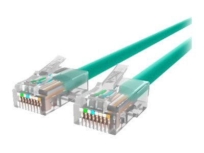 Belkin Cat5e/Cat5 25ft Green Ethernet Patch Cable, No Boot, PVC, UTP, 24 AWG, RJ45, M/M, 350MHz, 25'