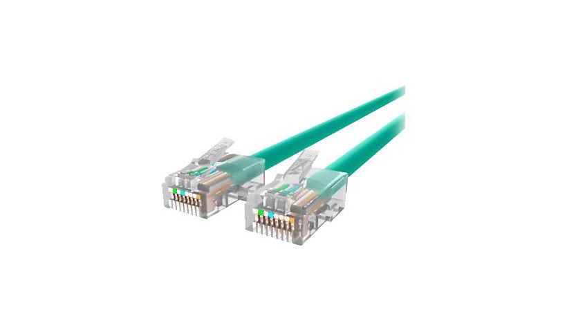 Belkin Cat5e/Cat5 25ft Green Ethernet Patch Cable, No Boot, PVC, UTP, 24 AWG, RJ45, M/M, 350MHz, 25'