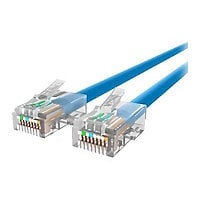 Belkin Cat5e/Cat5 50ft Blue Ethernet Patch Cable, No Boot, PVC, UTP, 24 AWG, RJ45, M/M, 350MHz, 50'