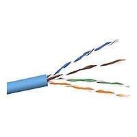 Belkin Cat5e/Cat5 1000ft Blue Solid Bulk Cable, PVC, 4PR, 24 AWG, 1000'