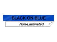 Brother 1/2" Black on Blue Label Tape