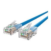Belkin Cat5e/Cat5 2ft Blue Ethernet Patch Cable, No Boot, PVC, UTP, 24 AWG, RJ45, M/M, 350MHz, 2'