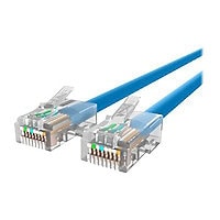 Belkin Cat5e/Cat5 4ft Blue Ethernet Patch Cable, No Boot, PVC, UTP, 24 AWG, RJ45, M/M, 350MHz, 4'