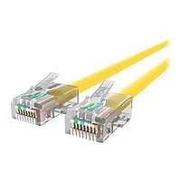 Belkin Cat5e/Cat5 6ft Yellow Ethernet Patch Cable, No Boot, PVC, UTP, 24 AWG, RJ45, M/M, 350MHz, 6'