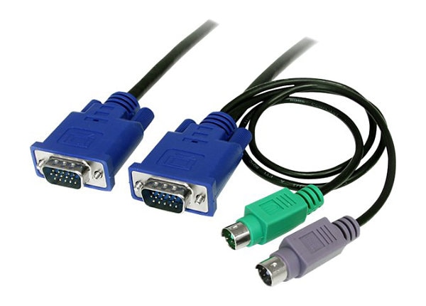 StarTech.com 50 ft. PS/2 Ultra-Thin 3-in-1 KVM Cable 
