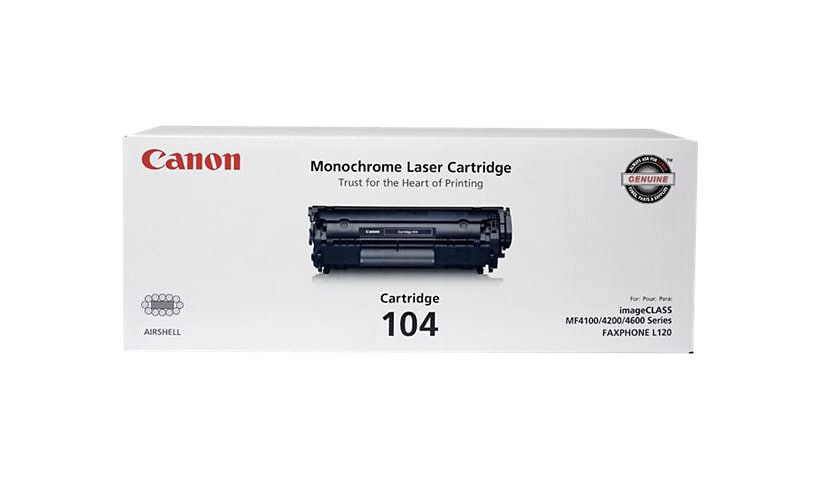 Canon Cartridge 104 - black - original - toner cartridge