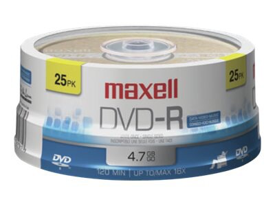 Maxell - DVD-R x 25 - 4.7 GB - storage media