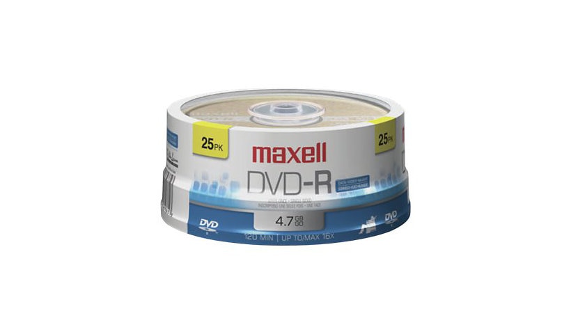 Maxell - DVD-R x 25 - 4.7 GB - storage media