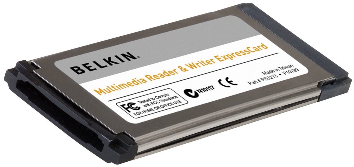 Belkin Multimedia Reader and Writer ExpressCard card reader - ExpressCard/34