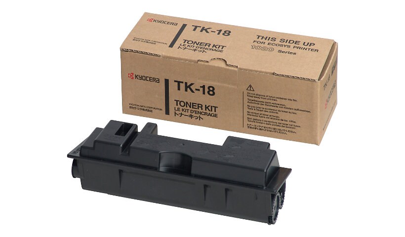 Kyocera TK 18 - noir - original - kit toner